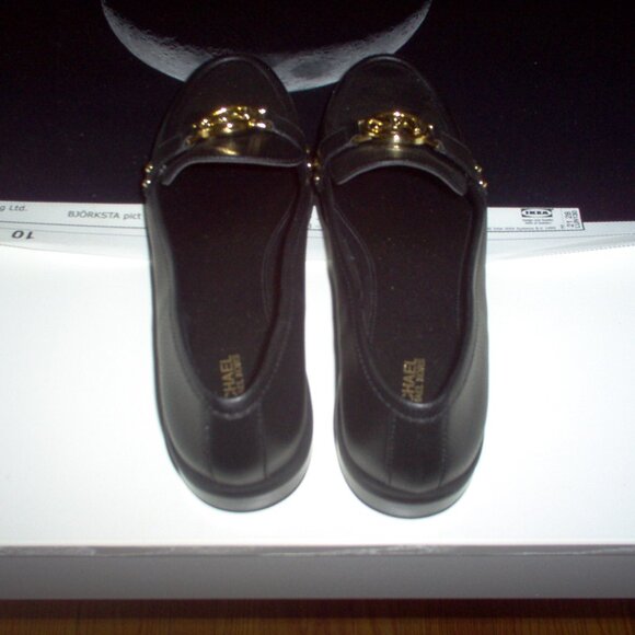 MICHAEL KORS LOAFERS, Pebbled Leather Size 9.5 M SG22E - Picture 4 of 5